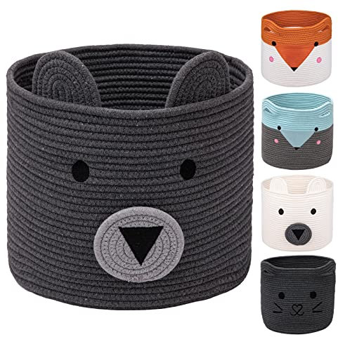 AXHOP Aufbewahrungskorb Aufbewahrungsbox Kinder 33 ×33 Faltbare Spielzeug Aufbewahrung für Regal. Ideal für Kallax, Kleidung, Spielzeug, Wäschekorb, Kinder, Kinderzimmer, Büro.