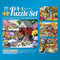 Bits and Pieces - Rustic Gardens 4-in-1 Multi-Pack Puzzle Set - 500 Piece Jigsaw Puzzles for Adults - Puzzles Measure 16 x 20 - Nature Garden Jigsaws by Nancy Wernersbach