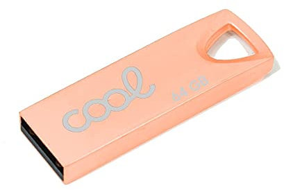 Pen Drive USB X64 Go 2.0 Cool Metal Key Rose Gold