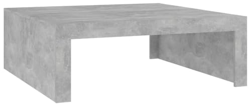 vidaXL Coffee Table Home Living Room Furniture Accessories Household Couch End Accent Side Sofa Storage Table Set Chipboard Concrete Grey