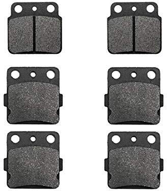 AHL 3 pares Pastillas De Freno Delanteras y Traseras para SUZUKI LTZ400 LT-Z 400 2003 2004 2005 2006 2007 2008 2009 2010 2011 2012