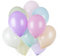 Premium Luftballons Pastell Mix • Helium Ballons • 100 Stück • 10 Farben • Pastell Ballons Macaron als schöne Party Deko, Hochzeitsdeko, Fasching, JGA Deko • 100% Naturlatex • Bio abbaubar