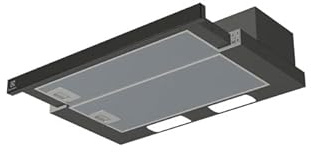 Electrolux LFP326FB Hotte télescopique 410 m3/h