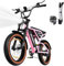 RCB 20'' E Bike, Elektrisches Mountainbike für Erwachsene, Pendel-Elektrofahrrad mit Abnehmbarem 48-V-13-Ah-Akku, Reichweite 35–90 km