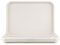 HEIHAK Confezione da 5 vassoi da portata per fast food, 41,5 x 30,5 cm, in plastica, rettangolari, per fast food, per Natale, biscotti, forniture per feste, colore: bianco