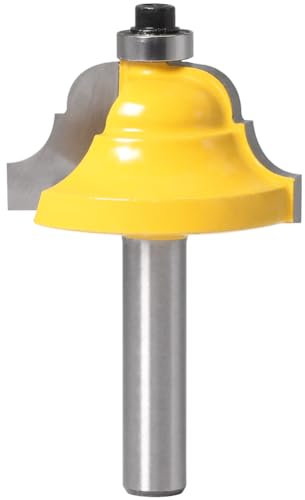 1pc 8mm Shank Corner Round Over Router Bit With Bearing Milling Cutter For Wood Woodwork Tungsten Carbide(Size:2PCS)