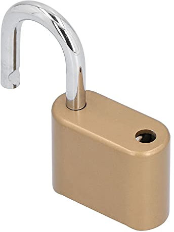 Robustes Zahlen-Vorhängeschloss, großes Vorhängeschloss für den Außenbereich, 4-stelliges Zahlenschloss für Spind in der Turnhalle, Außentor, Schuppen, Zaun und Aufbewahrung, (Golden)