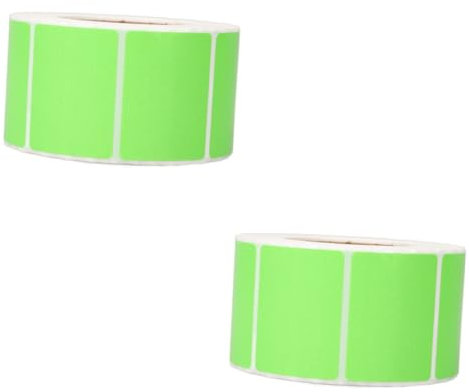 VILLCASE 2rollen Rollene Etikettenpapier Für Thermodrucker Hochwertige Selbstklebende Sticker Wasserfest Und Kratzfest Für Adressetiketten Und Organisieren