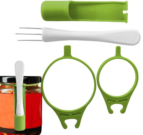 Gurkengabel Aus Edelstahl Pickle Pincher Picker 2 Stück Pickle Fork Pickle Grabber Werkzeug Pickle Picker Verhindert Das Verrutschen Der Gurke Einzigartige Küchenhelfer-Gurkengabel Mit Langem Griff