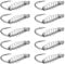 ECSiNG 40pcs Spring Hook Fish Hook Fishing Tackle Gear Catfish Fishing Hook Barded Fish Tackle Compatible with Power Bait Dough (Size #10)