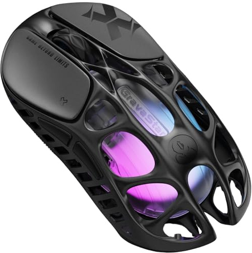 GravaStar X Souris d'ordinateur Noir