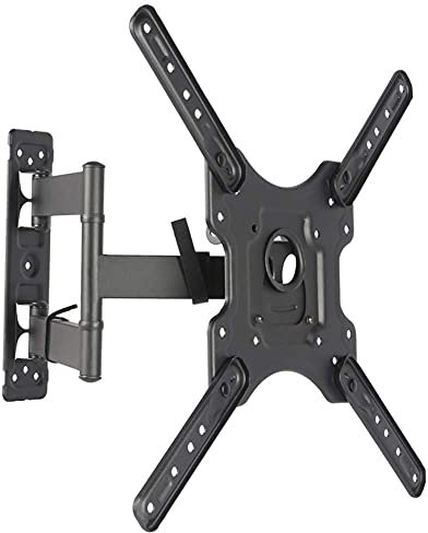 UUYRSZS Support TV, Support Mural TV Robuste avec Inclinaison et Mouvement Complet pour la Plupart des écrans Plats LED LCD OLED Plasma de 32 à 58 Pouces jusqu'à 31 kg 400 x 400 mm