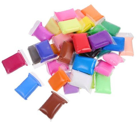 ibasenice 36packungen Selbsttrocknende Modelliermasse Für Mädchen Bunte Knete Basteln Knetset Für Kreative Handarbeiten Und Leicht Zu Formen