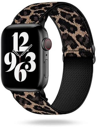 ONEFLOW Flex Loop Kompatibel mit Apple Armband Elastisch, Textil Stoff iWatch Armbänder Damen Herren Sport, Sportarmband Nylon Ersatz Watch Band Flexibel
