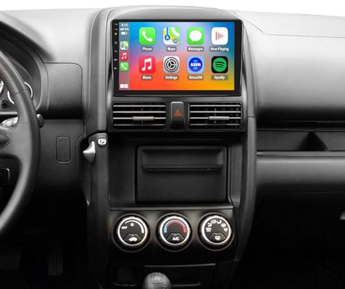 4G LTE QLED Radio for Honda CR-V CRV 2003 2004 2005 2006,Touch Screen 8core Stereo Upgrade,Wireless carplay & Android Auto,Free Backup Camera