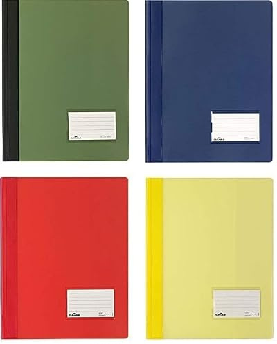 DURABLE Hunke & Jochheim Schnellhefter DURALUX®, für A4 Überbreit, 280x332mm (4 Farben sortiert)