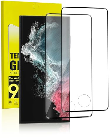 MiniMing Schutzfolie für Panzerglas für Samsung Galaxy S22 Ultra, 2 Stück 0.25mm HD Klarsicht Displayschutz für Samsung S22 Ultra Folie, Passt Perfekt Panzerglasfolie für Galaxy S22 Ultra Schutzglas