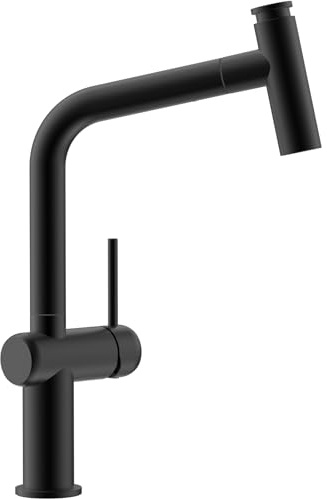 CECIPA Robinet Cuisine, 2 Modes, Mitigeur Cuisine Douchette, Rotatif à 360° | Acier Inoxydable Inox 304, Installation Facile, Économie d'eau 40%, Sécurité alimentaire