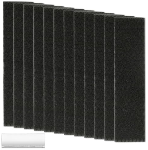 LAKVIL 12 Pezzi Filtro Condizionatore,Ricambio per Filtro aria Condizionata in cotone, per Condizionatore d'aria per Haier Midea Gree