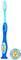 Chicco Spazzolino Da Denti, Con Setole Fini, Spazzolino Per Bambini, Spazzolino Delicato, Testina Con Pulisci Lingua, Ergonomico Con Presa Antiscivolo, Colori assortiti, Bimbo, 3-6 Anni