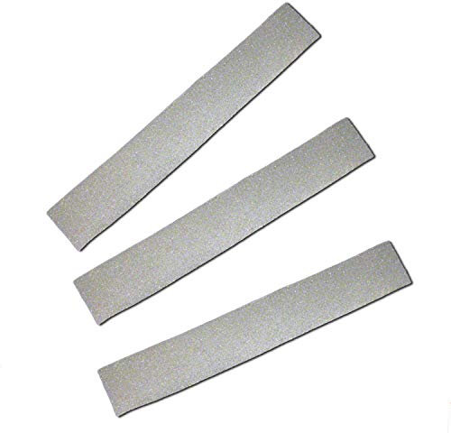 3X Reflexstreifen/Reflektorstreifen zum Aufbügeln für Nylon Stoff