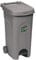 Stefanplast 6432 Cubo con Ruedas Urbano Eco con Pedal, Gris, 38 x 51 x 80 cm
