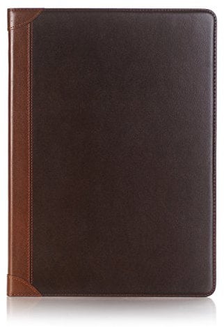 iPad Pro-1.2. (12,9'') 2017 2015 Hülle, DMaos Vintage Buch Kunstleder Smart Cover – Braun