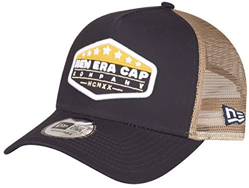 New Era MXMXX Patch Navy A-Frame Adjustable Trucker Cap - One-Size