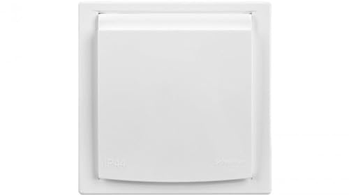 Schneider/Asfora Schutzkontakt-Steckdose weiss (IP44) / EPH3100321