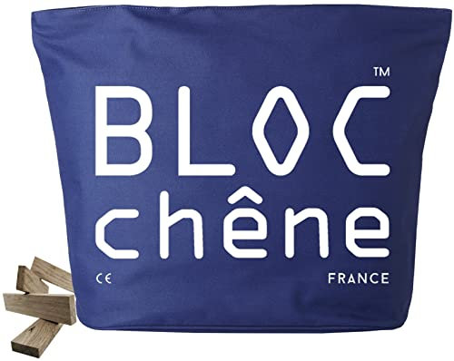 BLOC chêne - Sac Bleu - Jeu de Construction de 400 planchettes pour Les Amoureux du Bois
