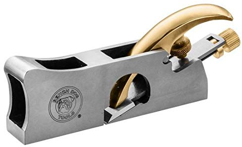 Bench Dog 3-in-1 Shoulder Plane, Bullnose Plane & Chisel Plane - Hand Plane w/ 2 Nose Pieces – 1” Blade Clean, Sharp Corners w/No Ridge- Wood Plane w/Storage Case & More - Bench Plane & Spokeshaves