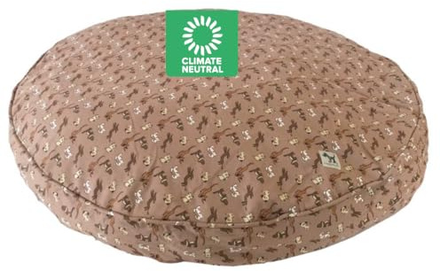 Molly Mutt Medium to Large Dog Bed Cover - Daysleeper Print - Measures 36” x 5’’ - 100% Cotton - Durable - Breathable - Sustainable - Machine Washable Dog Bed Cover | Breathable, GOTS-Certified Cotton Cover for Dog or Cat Bed, Zippered, Washable, Free of Harmful Chemicals