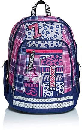 Seven Zaino Advanced - CHEER GIRL, Viola, Doppio Scomparto