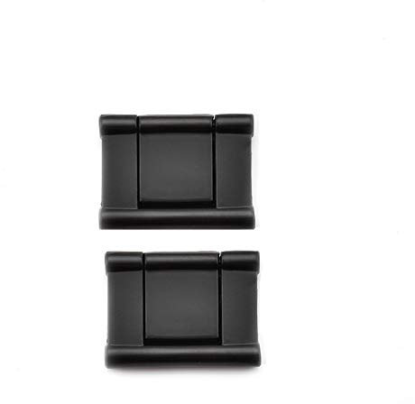 BOZONLI 2pcs Unsichtbare Griffe Flache Möbelgriffe Zinklegierung Pull Flush Hatch Locker für Küche Schrank Schublade Türgriffe - Matt Schwarz 32mm