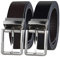 Calvin Klein Herren-Gürtel, 2-in-1, wendbar, drehbar, mit Schnalle, lässig, Kleid, Braun/Schwarz, Large (38-40)