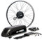 SHIMOST 28 Zoll 700C E-Bike Umbausatz Conversion Kit 36V350W Heckmotor mit 36V13Ah Li-ion Batterie für Hinterrad 8-10 Gang Steckranz Kassette, Integrierte Controller, LCD Anzeige, PAS Sensor