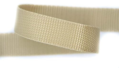 30mm | 5m Gurtband | Farbauswahl I 100% Polypropylen (Dunkelbeige)