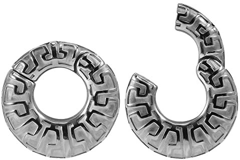 ERKUOO 2 STÜCK Magnetische Ohrgewichte 316L Chirurgische Stahl Ohrhörer Kleiderbügel Ohrringe für gestreckte Ohrtunnel Stöpsel Körper Piercing Schmuck Geschenk für Frauen Männer 8mm