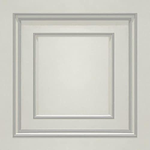 YöL Off White Amara Wood Panel Wallpaper Heavy Weight Vinyl A7388