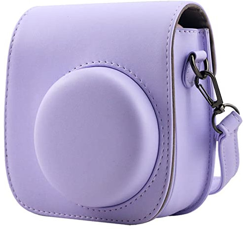 Frankmate Protective Case Compatible with Fujifilm Instax Mini 12 11 9 8 Instant Film Camera with Accessory Pocket and Adjustable Strap
