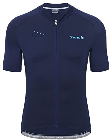 Santic Maillot Ciclismo Hombre Ciclismo Bicicleta Bici Jersey Ciclista