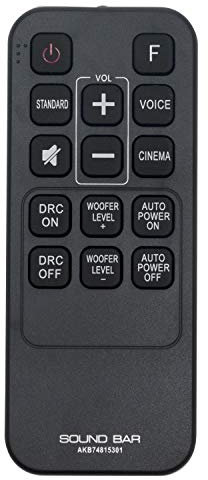 AKB74815301 VINABTY Reemplazar el Control Remoto infrarrojo LG Soundbar SPH3B-W SH3K SJ4Y SPH4B-W LAS485B S55A3-D LAS454B S45A1-D LAS453B