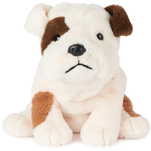 GUND Toast Bulldog Puppy Plüsch, Stofftier Hund ab 1 Jahren, 25,4 cm, braun/weiß