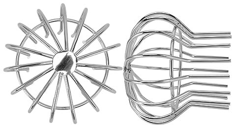 Scarico a Pavimento in Acciaio Inossidabile, Protezione grondaie Anti Foglie, Filtro per Foglie, per Fermare Muschio, Fango, Palline (50 Tube)