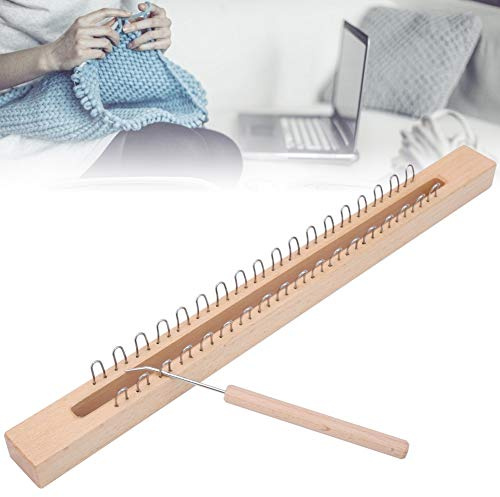 Strickmaschine aus Holz, Einfache Montage, Verbessert die Praktischen Fähigkeiten, Fördert die Hand-Auge-Koordination, Umweltfreundlich, Ideal für Schals und Textilien