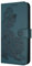 Floral Case Suitable for iPhone 6 7 8|SE 2020|SE 2022, Vintage Style PU Leather Protective Case, Wallet Card Slots Magnetic Buckle Stand Bumper Phone Cover,Dark Green