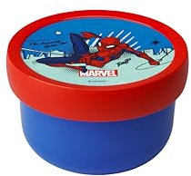 Mepal - Obstbox Campus - Snackbox für Kinder - Spülmaschinen- und mikrowellenfest - BPA-frei - 300 ml - Spiderman