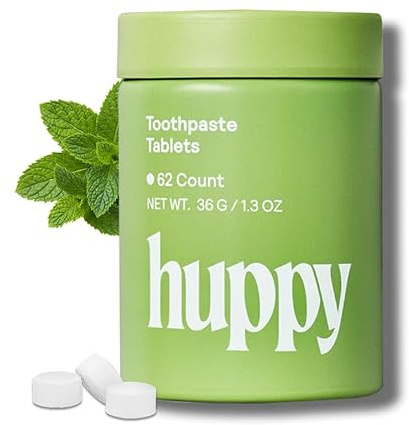 Tablets, Nano Hydroxyapatite Toothpaste - Natural Whitening, Fluoride Free and Remineralizing Tablets - Travel Toothpaste Tabs, Hydroxyapatite Toothpaste Tablets -