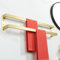 Alise Doppelter Handtuchhalter, 81,3 cm, SUS304 Edelstahl, Handtuchhalter für Badezimmer, Wandmontage, platzsparender Badezimmer-Handtuchhalter, langer Handtuchaufhänger, gebürstetes Gold
