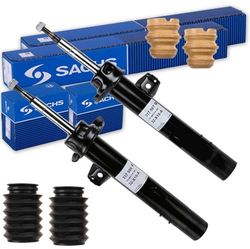 2x SACHS Stoßdämpfer + PRO. VA passend für 1er E81 E82 E87 E88 AB BJ. 04